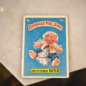 Garbage Pail Kids Unstitched Mitch Trading Card
